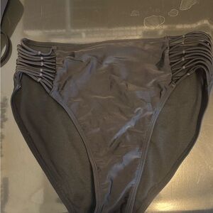 Xhilaration Black Women's Bikini Bottoms with Side Straps